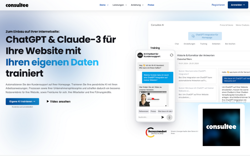 Webdesign Regensburg KI Chatbot